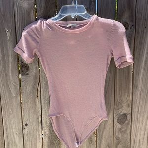 Charlotte Russe pink body suit
